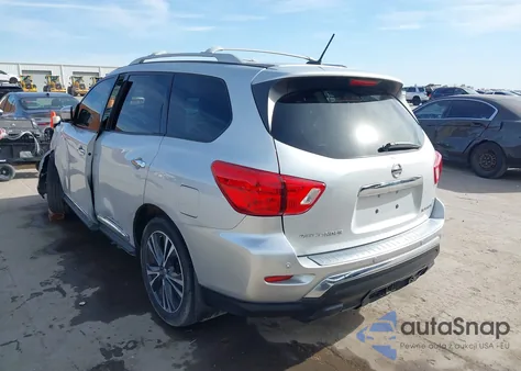 2018 Nissan Pathfinder Platinum z USA, uszkodzony, nr VIN 5N1DR2MN8JC650117